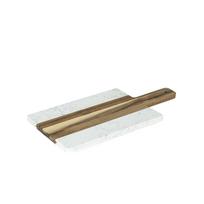 Pjaustymo lentelė marmurinė, akacijų mediena 38x18x1.3cm Quttin BQ01018674935