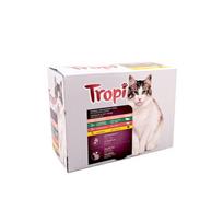 Konservuotas kačių pašaras TROPI Mix 12x100g