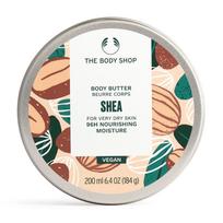 The Body Shop Shea SBF3 Body Butter - Hydrating & Moisturizing Skincare for Very Dry Skin - Vegan - 6.4 oz