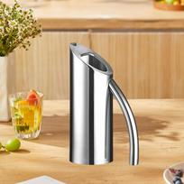 Stainless Steel Water Pitcher Beverage Dispenser Comfortable Grip Drink Jug for Hotel Milk 1L