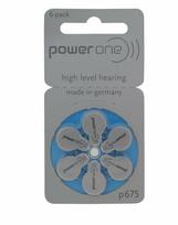 Power One p675 klausos aparato baterija (10 X 6=60 vnt) Nemokamas pristatymas visame pasaulyje