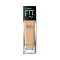 Maybelline New York Fit Me Matte+Poreless skystas makiažo pagrindas, 228 Soft Tan, 30ml