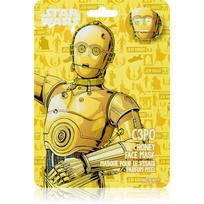 Mad Beauty Star Wars C3PO drėkinamoji tekstilinė veido kaukė su medumi 25 ml
