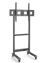 TECHLY Floor Stand for 50-90inch LCD/LED TV with Adjustable Height and Shelf