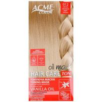 Atspalvį suteikianti plaukų kaukė ACME COLOR HAIR CARE TON OIL MASK, 30 ml, Nr. 012