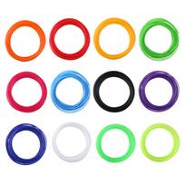 3D plastiko rinkinys PLA 1.75mm 12 spalvų