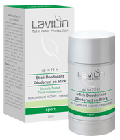 LAVILIN natūralus, aktyviam gyvenimo būdui antiperspirantas, 60 ml