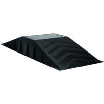 Paspirtukų, riedlenčių ir riedučių rampa triukams Skate Paradiso Toys, 112x45x15 cm, juoda