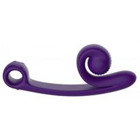 Vibratorius Snail Vibe Curve Violetinis G taško ir klitorio stimuliatorius