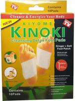 Kinoki detox gold pėdų pleistrai imbieras + druska, 10 vnt
