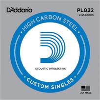 Styga akustinei / elektrinei gitarai D'Adario PL022 .022