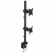 Techly Double twin desk LED/LCD monitor arm, 13-27 inch