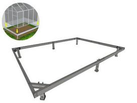 3x4 m Pamatas iš cinkuoto plieno
