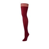 Kix'ies Kix'ies Holly Thigh-High Stockings Argyle Red - Non-Slip, Size C