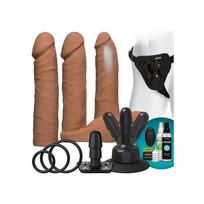 Doc Johnson Doc Johnson Vac-U-Lock Dual Density ULTRASKYN Set Vibrating Remote 3-in-1