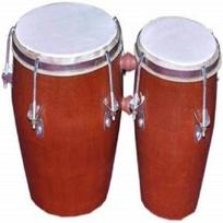 2 dalių rankų darbo medinis bongo02(rudas) gray