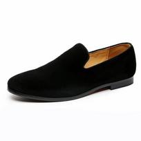 2025 Nauji prabangūs madingi zomšiniai vairavimo batai vyrams, kasdieniai loaferiai, oficiali verslo avalynė Zapatos Hombre 38 juoda
