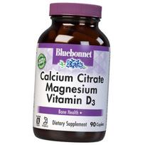 Kalcio magnio vitaminas D3, kalcio citratas magnio vitaminas D3, Bluebonnet Nutrition 180 kapsulių (36393064) 90caplets