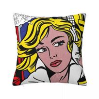 Roy Lichtenstein Pop Art Pagalvė Kalėdinė Pagalvės Užvalkalas Prabangios Sofos Pagalvės Dekoratyvinės Sofos Pagalvės Dangalas 30x30cm