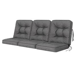 3-jų pagalvių komplektas sūpynėms Hobbygarden Venus 150 cm, pilkas