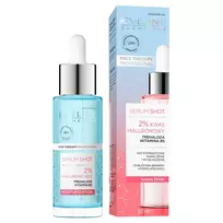 EVELINE_Serum Shot 2% hialurono rūgšties drėkinamasis ir lyginamasis veido serumas 30ml