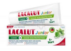 LACALUT Junior 6+ metų vaikams, obuolių ir mėtų skonio dantų pasta 55ml