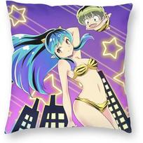 Urusei Yatsura Dekoratyviniai pagalvėlių užvalkalai Pagalvių užvalkalai Kvadratiniai Anime Dekoratyviniai užvalkalai Pagalvėlė 30x30cm