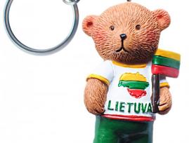 Raktų pakabukas Meškiukas Lietuva