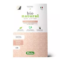 Natural Derma Pet Bio Pesca suyrantis kukurūzinis kraikas katėms, persikų kvapo; 6l