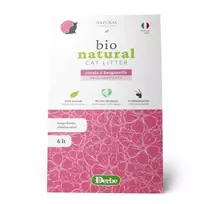 Natural Derma Pet Bio Peonia & Bouganville suyrantis kukurūzinis kraikas katėms, bijūnų ir bugenvilijų kvapo; 6l