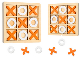 Tic-tac-toe strateginis loginis medinis žaidimas