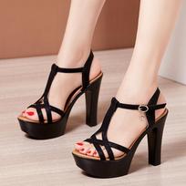 Didelio dydžio 32-43 Moteriški aukštakulniai Batai T formos dirželiu Moteriški bateliai Atviru pirštu Moteriškos basutės Vasaros Moteriški Biuro Vestuvių Šventės Batai 33
