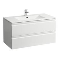 Spintelė su praustuvu Laufen Pro S 100x50 cm, balta blizgi H8619654751041