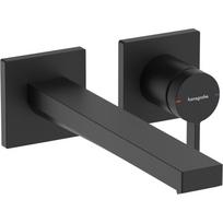 Vienos svirties praustuvo maišytuvas Hansgrohe Tecturis E 22,5 cm, juoda matinė, 73051670
