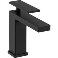 Praustuvo maišytuvas Hansgrohe Tecturis E 110 su dugno vožtuvu, juoda matinė, 73010670