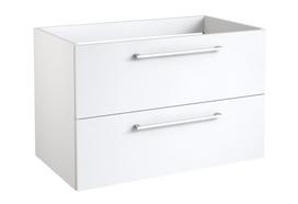 Apatinė spintelė Kame DUET su stalčiais, 79cm, blizgi balta BU/8-2DR/D1