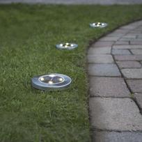 3 lauko žibintai su saulės baterija GRASS LIGHT SOLAR