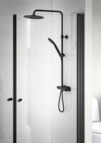 Dušo sistema ESTETIC Round, mat. juoda GB4121843053