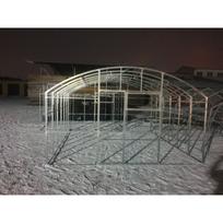 Šiltnamis Nova Tandem (plotis 3,5m), danga 4mm, 8m