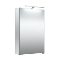 Veidrodinė spintelė su dvigubo veidrodžio durelėmis Raguvos Baldai, LED apšvietimu, IP44, 46 cm, 2102200