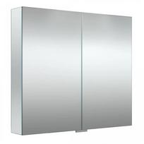 Veidrodinė spintelė su dvigubo veidrodžio durelėmis Raguvos Baldai 2100500, 80 cm