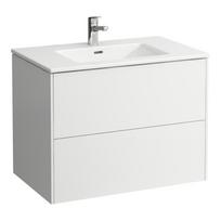 Spintelė su praustuvu Laufen Pro S 80 cm, balta blizgi H8649612611041