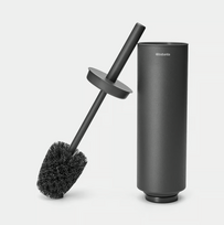 Tualeto šepetys su laikikliu Brabantia Mindset, Mineral Infinite Grey, 303821