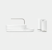 Kriauklės rinkinys Brabantia SinkStyle, 3 vnt., Mineral Fresh White, 227929