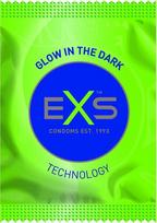 Prezervatyvai Exs Glow in the Dark, 100 vnt