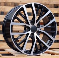Ratlankis RACINGLINE BK952 R17x7.5 5x100 ET 45 CB 57.1 (Black Polished) (700 kg)