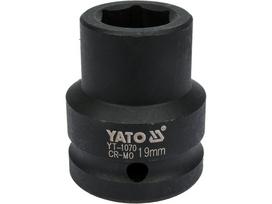 Galvutė smūginė šešiakampė | 20 mm (3/4") | 19 mm (YT-1070)