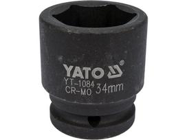 Galvutė smūginė šešiakampė | 20 mm (3/4") | 34 mm (YT-1084)