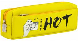 Penalas BOLIBEAR, CoolForSchool, 205x70x55 mm, su 2-iem skyriais, geltonos sp.