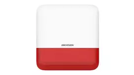 Belaidė raudona lauko sirena DS-PS1-E-WE(red) Hik-vision AX PRO